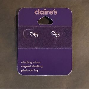 NWT sterling silver infinity earrings
